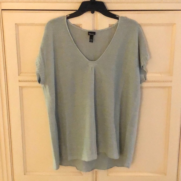 Eileen Fisher Tops - Eileen Fisher Short Sleeve Hemp Top